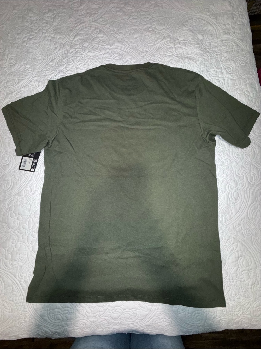 Sitka Men's Olive Logo Short Sleeve Tee - Classic Crew - Picture 4 of 6